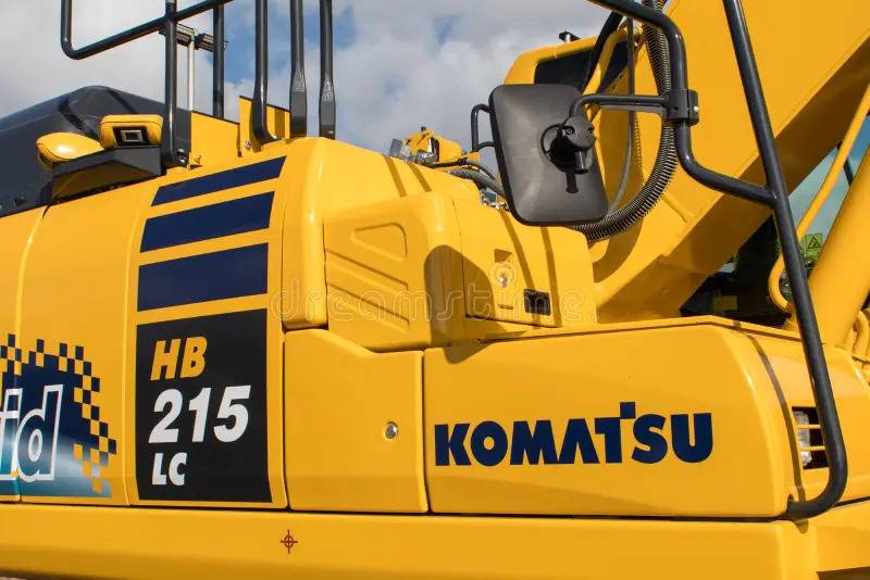 Komatsu bulldozer with advanced control systems