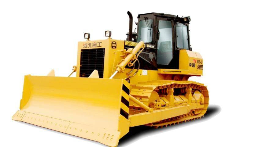 HBXG TY165 yellow crawler bulldozer simple design