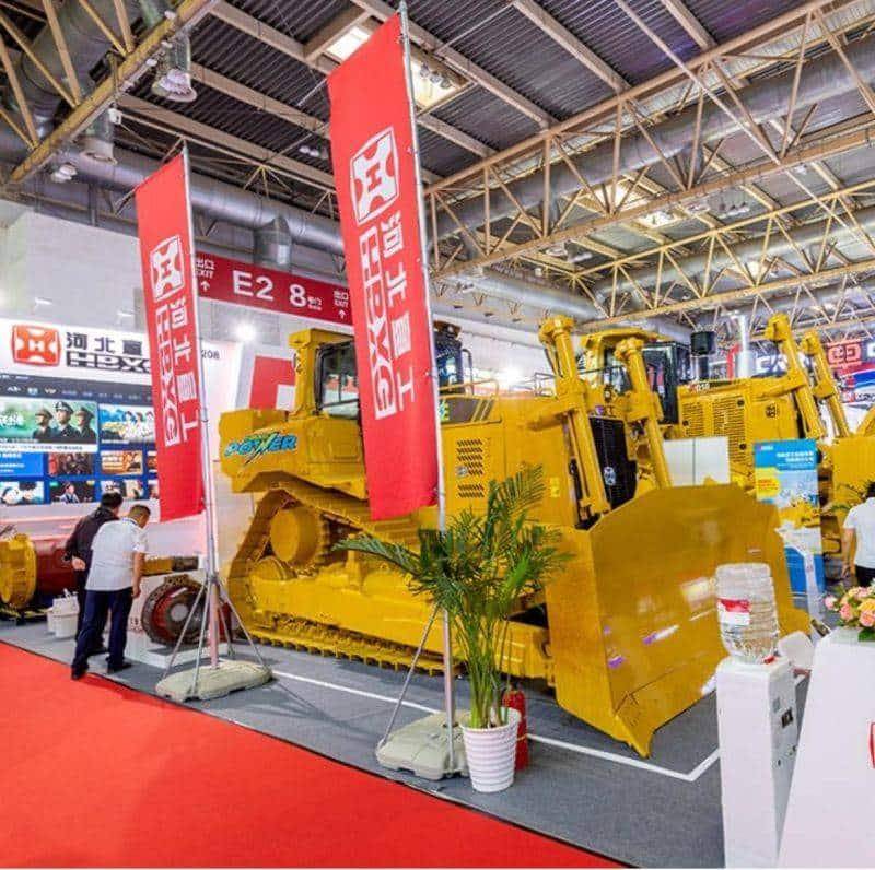HBXG SD8 bulldozer on display - HBXG