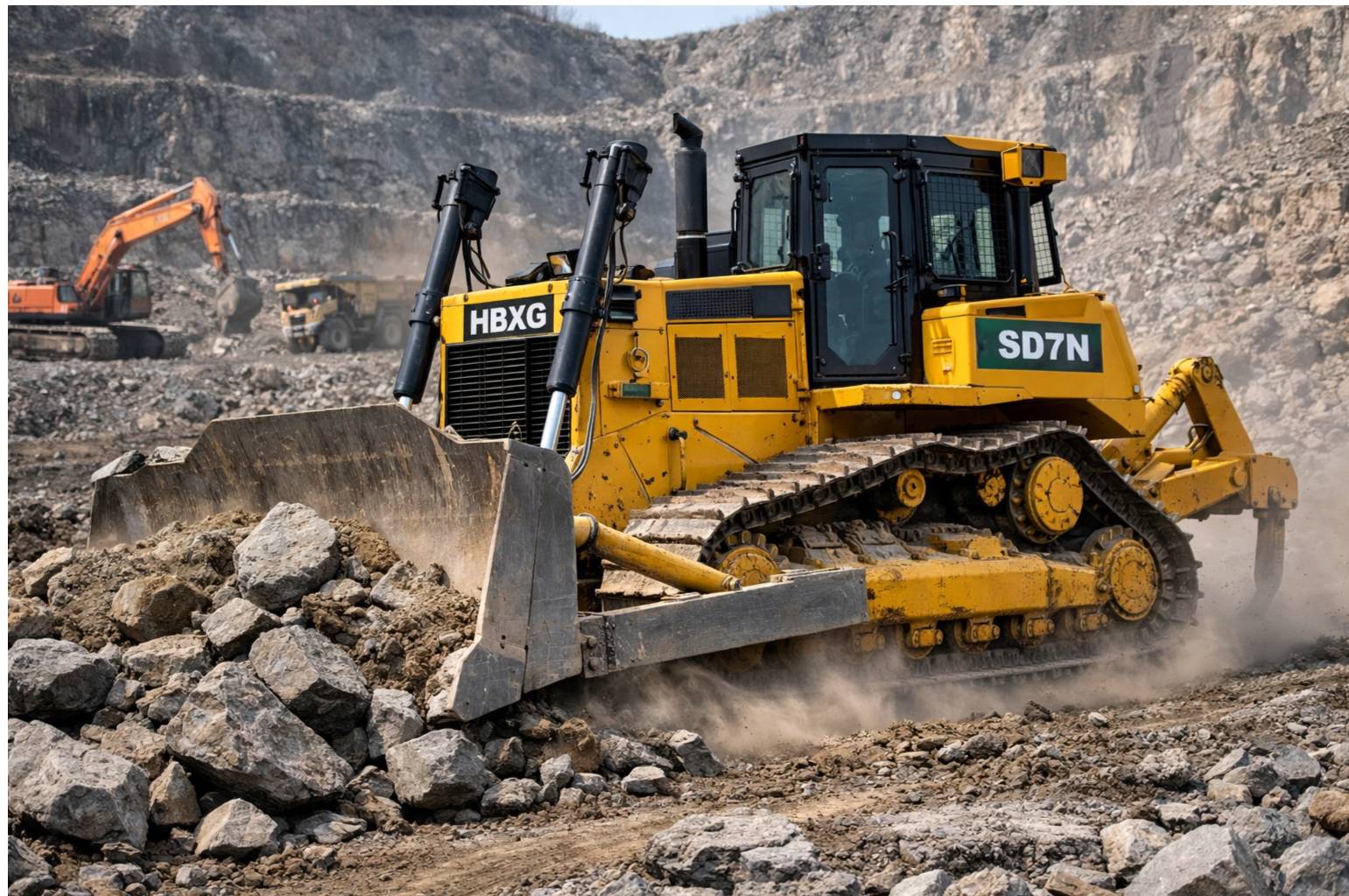 Affordable Bulldozer Options: HBXG vs Komatsu D61